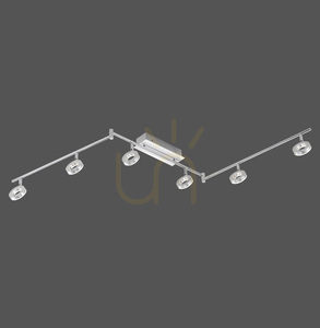 Stropní LED svítidlo Zuma Line SILEDA 6787-96 stříbrné, 6bodové, 188,5 cm 0 Stropní LED svítidlo Zuma Line SILEDA 6787-96 stříbrné, 6bodové, 188,5 cm small 0