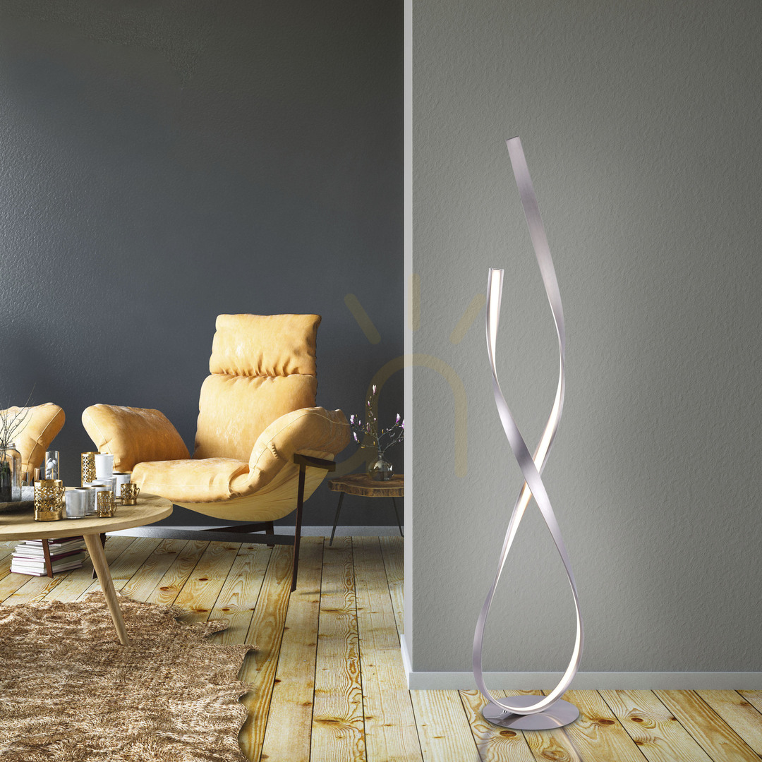Náhled LINDA Stojací lampa 720-55 Silver 1xLED LINDA Stojací lampa 720-55 Silver 1xLED