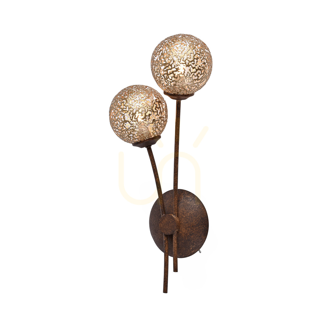 Kontrola Nástěnné svítidlo GRETA 9032-48 Rusty 2xG9 Nástěnné svítidlo GRETA 9032-48 Rusty 2xG9