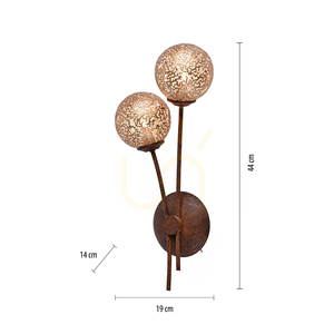Nástěnné svítidlo GRETA 9032-48 Rusty 2xG9 6 Nástěnné svítidlo GRETA 9032-48 Rusty 2xG9 small 6