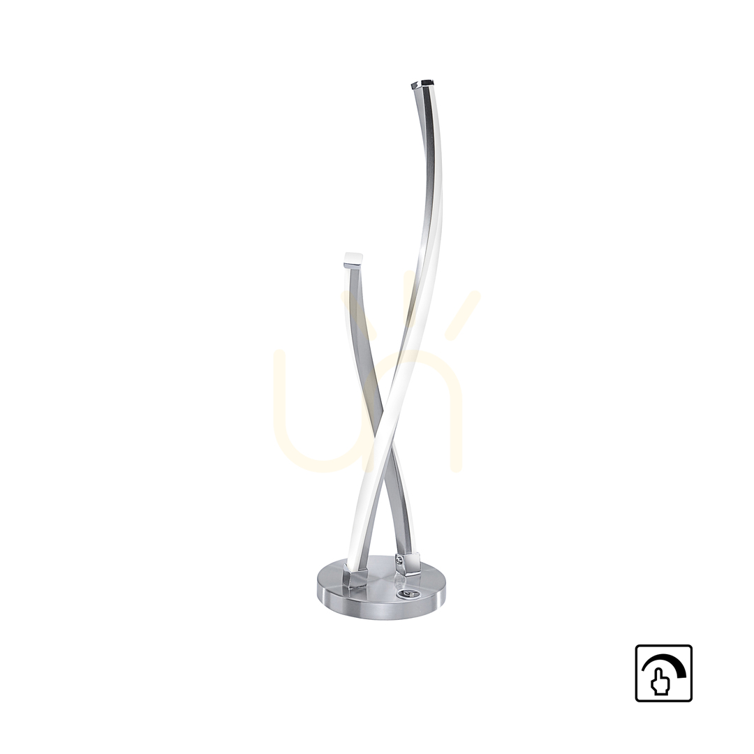 Pohled Stolní lampa POLINA 9141-55 stříbrná 1xLED Stolní lampa POLINA 9141-55 stříbrná 1xLED