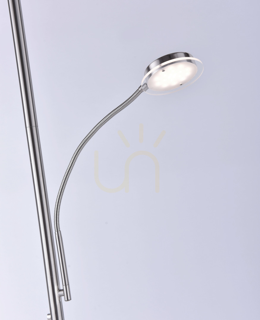 Kontrola Stojací lampa HANS 11709-55 Silver 2xLED Stojací lampa HANS 11709-55 Silver 2xLED