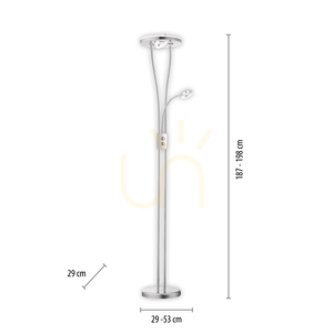 Stojací lampa HELIA 11778-55 Stříbrná 3xLED 7 Stojací lampa HELIA 11778-55 Stříbrná 3xLED small 7