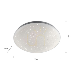 Stropní svítidlo Zuma Line SKYLER 14241-16 bílé LED 8 W 25 cm small 6