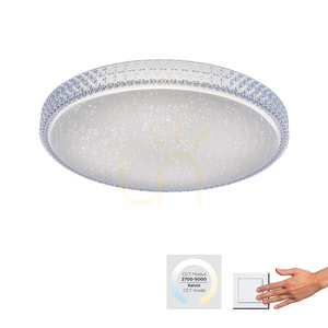 Stropní LED svítidlo Zuma Line FRIDA 14372-00 průhledné, 36 W, CCT small 1