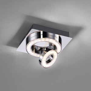 TIM Plafond 14520-17 Chrome 2xLED small 5