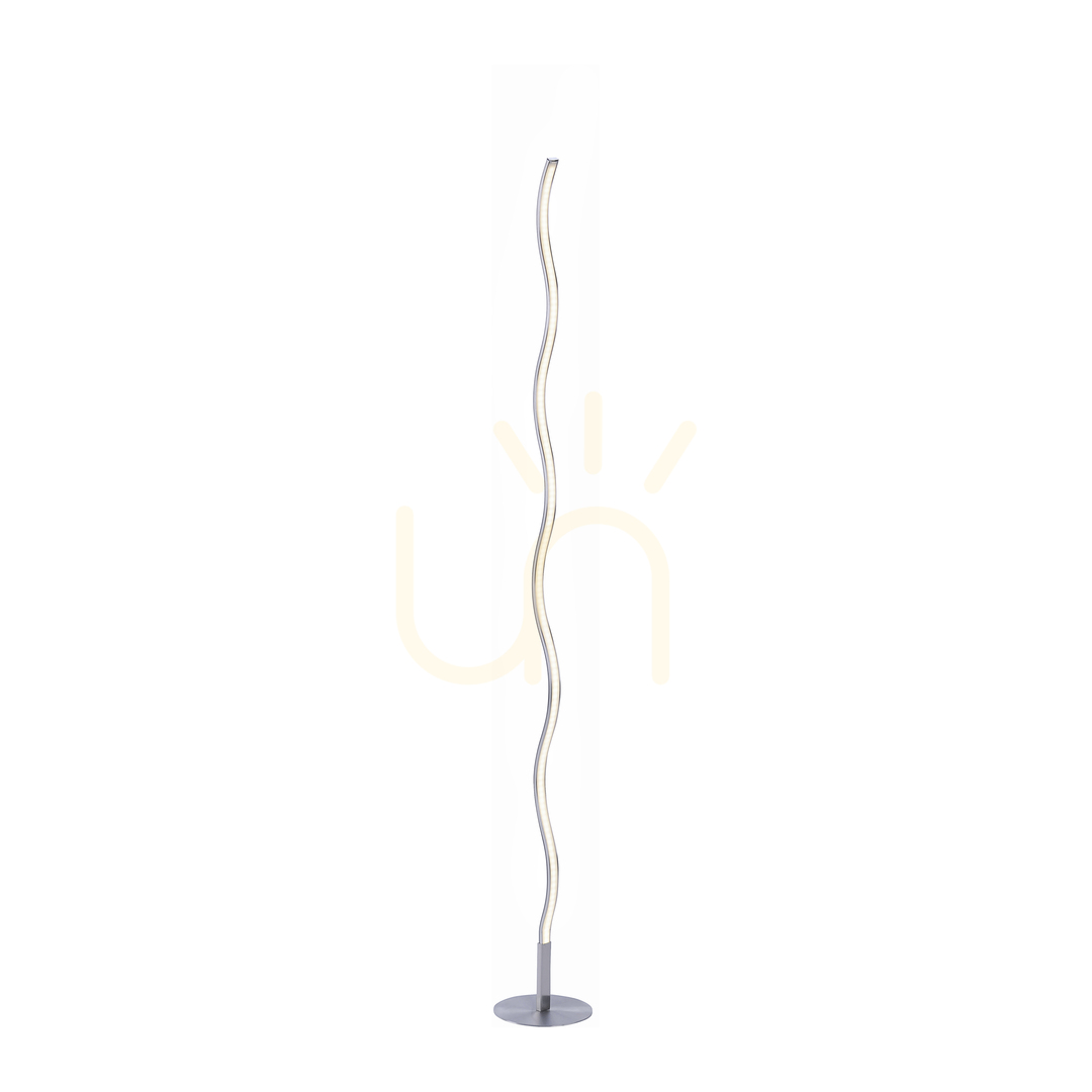 Náhled Stojací lampa WAVE 15168-55 Silver 1xLED Stojací lampa WAVE 15168-55 Silver 1xLED
