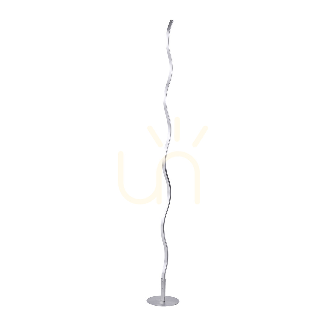 Pohled Stojací lampa WAVE 15168-55 Silver 1xLED Stojací lampa WAVE 15168-55 Silver 1xLED