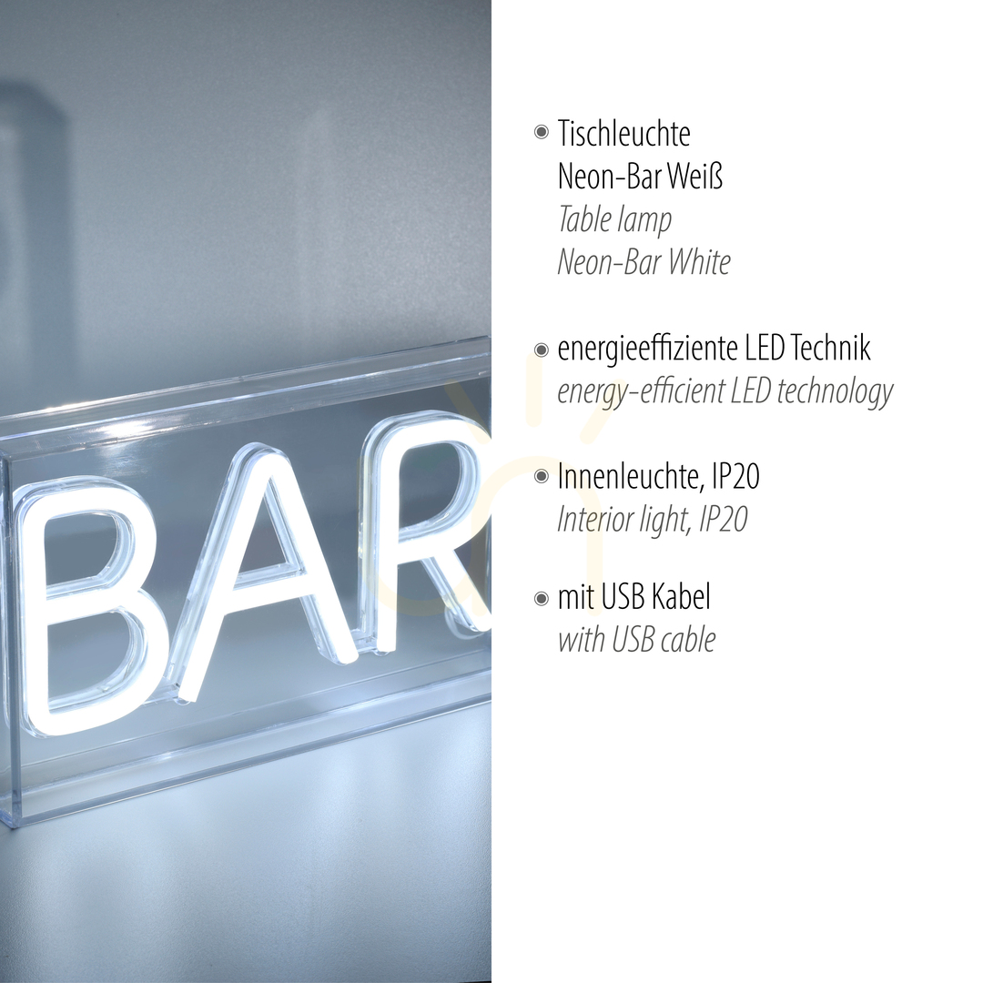 Náhled Nástěnné svítidlo NEON-BAR 85026-16 White 1xLED Nástěnné svítidlo NEON-BAR 85026-16 White 1xLED