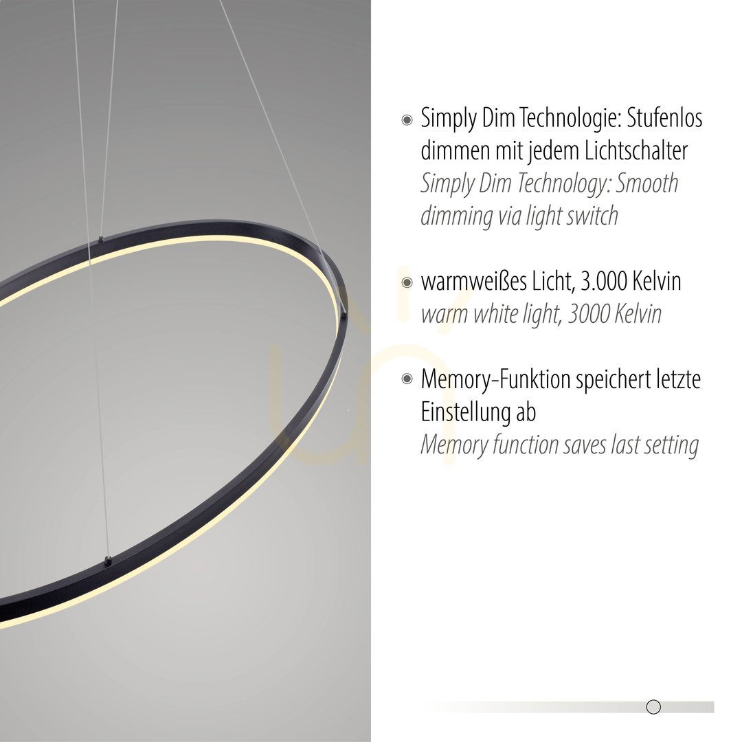 Zobrazit Závěsné svítidlo TITUS 2393-13 Anthracite 1xLED Závěsné svítidlo TITUS 2393-13 Anthracite 1xLED