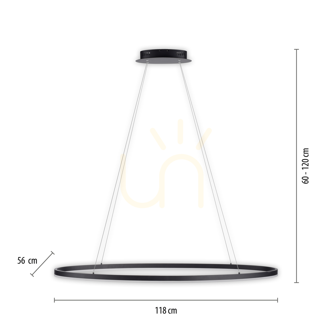 Zobrazit Závěsné svítidlo TITUS 2393-13 Anthracite 1xLED Závěsné svítidlo TITUS 2393-13 Anthracite 1xLED