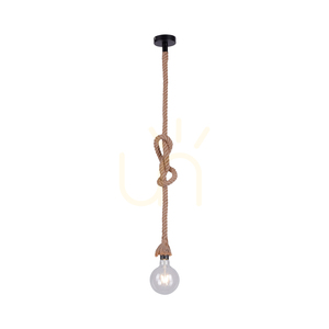 Závěsné svítidlo ROPE 15481-18 Hnědé 1xE27 small 1