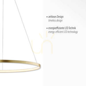 Závěsné svítidlo CIRCLE 11524-12 Gold 1xLED 3 Závěsné svítidlo CIRCLE 11524-12 Gold 1xLED small 3