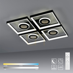 TRAFORO 6855-18 Plafond černý 1xLED 17 TRAFORO 6855-18 Plafond černý 1xLED small 17