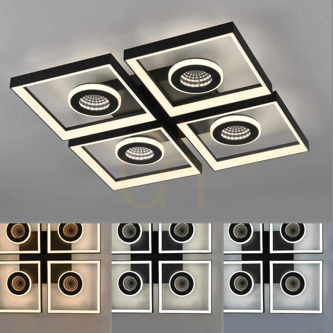 Pohled TRAFORO 6855-18 Plafond černý 1xLED TRAFORO 6855-18 Plafond černý 1xLED