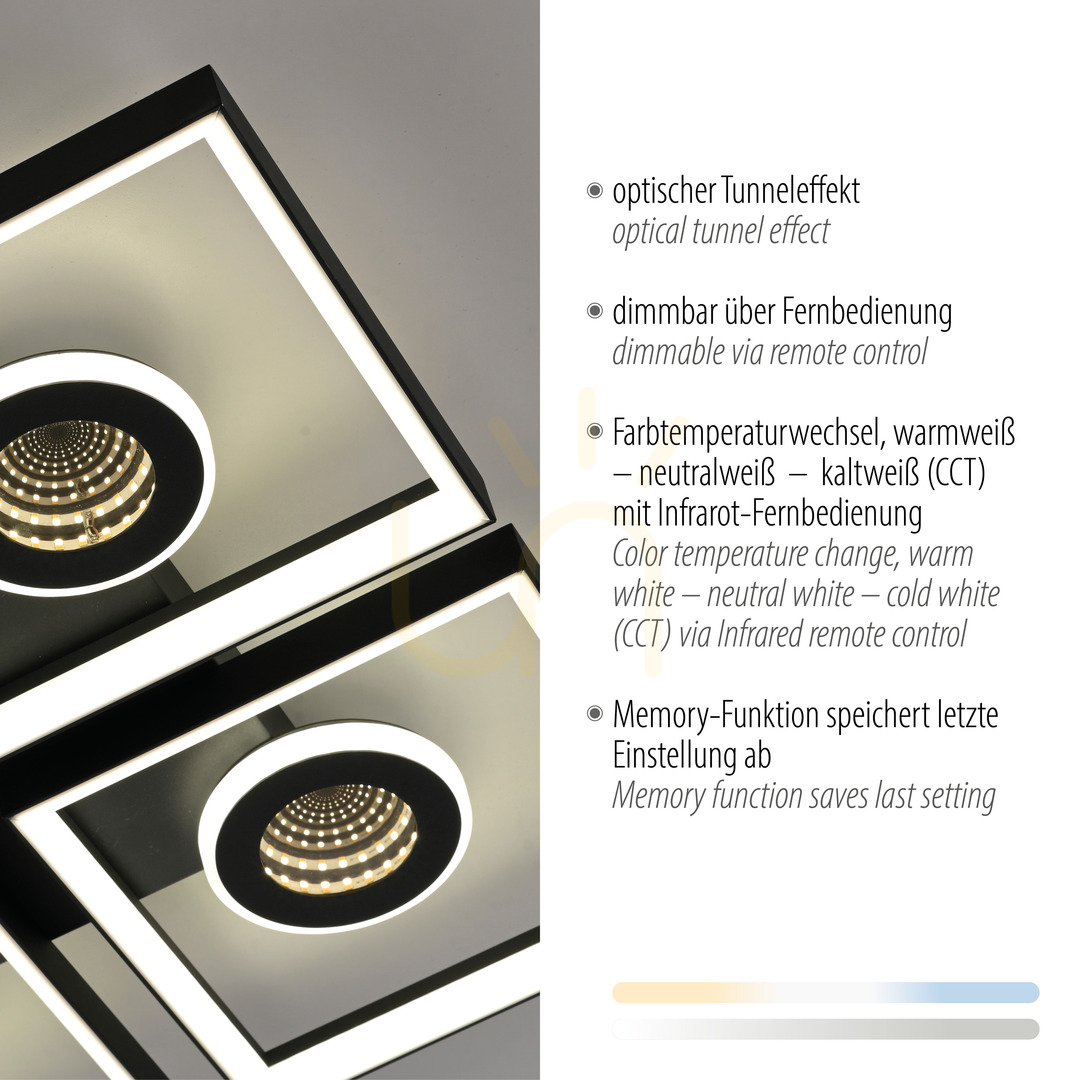 Zobrazit TRAFORO 6855-18 Plafond černý 1xLED TRAFORO 6855-18 Plafond černý 1xLED