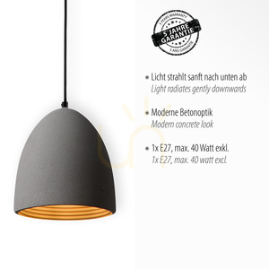 Závěsné svítidlo ETON 2231-22 Grey 1xE27 3 Závěsné svítidlo ETON 2231-22 Grey 1xE27 small 3