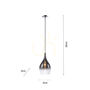 Závěsné svítidlo PILUA 2061-17 Chrome 1xE27 7 Závěsné svítidlo PILUA 2061-17 Chrome 1xE27 small 7