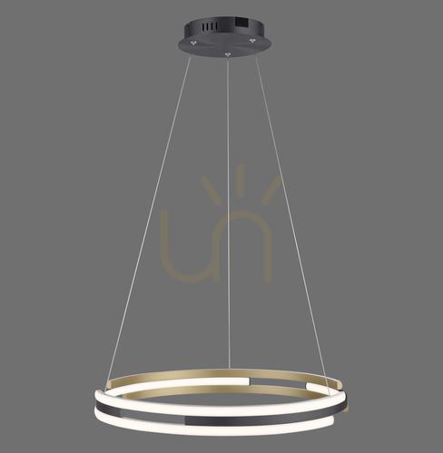 Kontrola Q-BELUGA 2051-60 Brown 1xLED závěsné svítidlo