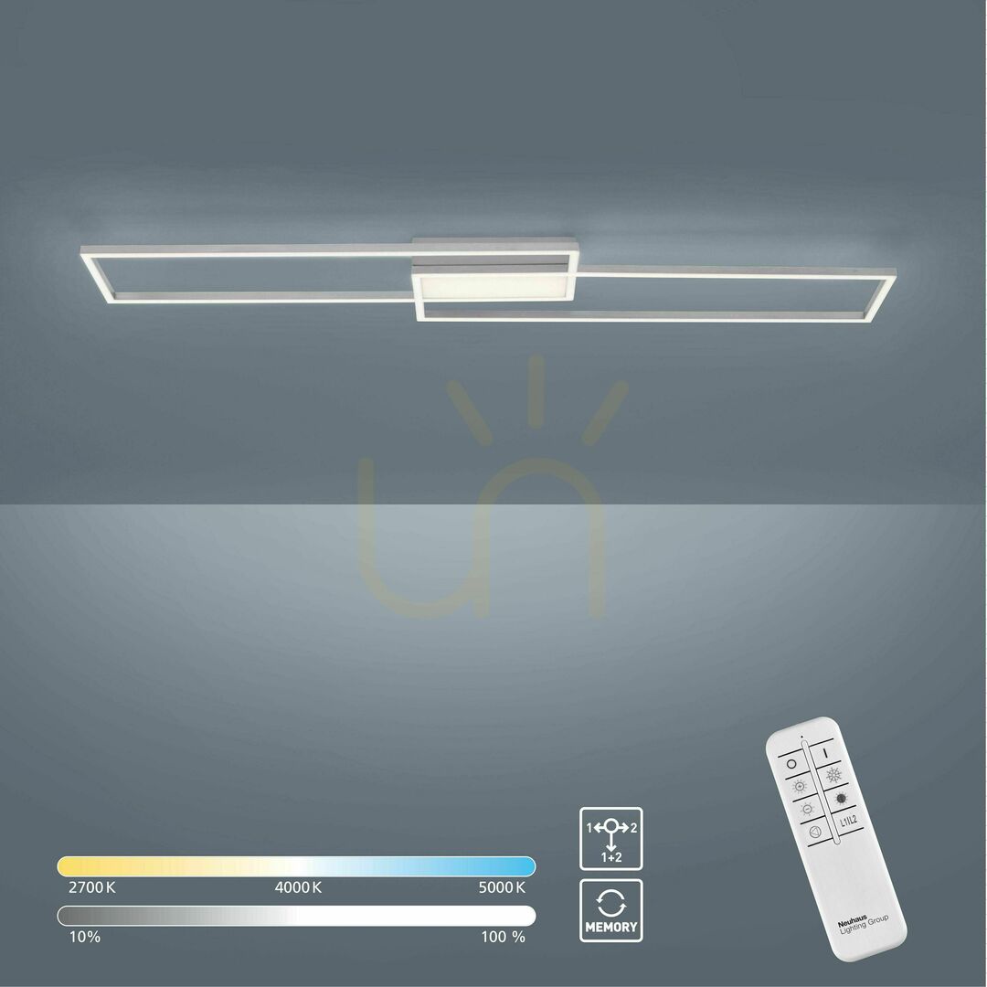 Náhled ASMIN Plafond 14711-55 Silver 3xLED ASMIN Plafond 14711-55 Silver 3xLED