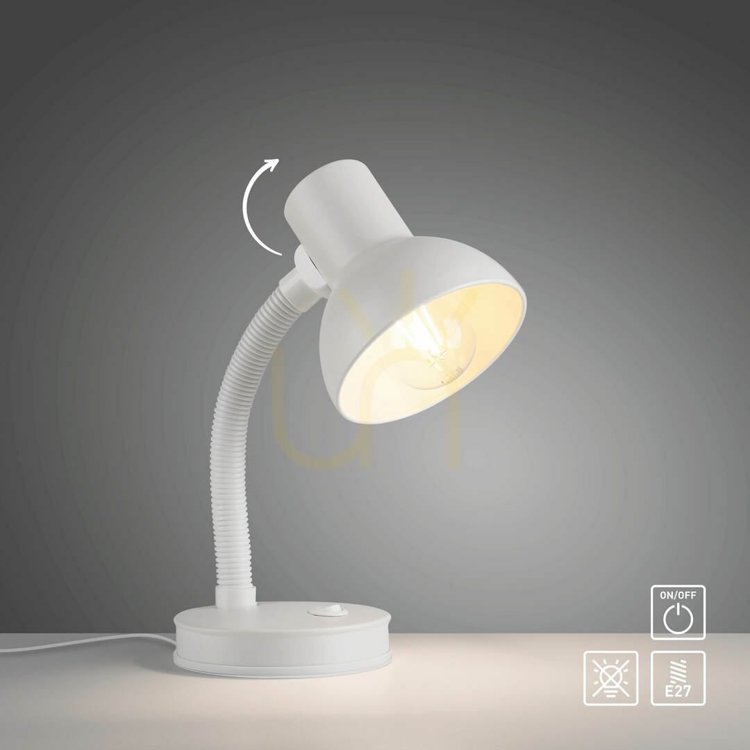 Pohled Stolní lampa FLEXI 11080-16 White 1xE27 Stolní lampa FLEXI 11080-16 White 1xE27