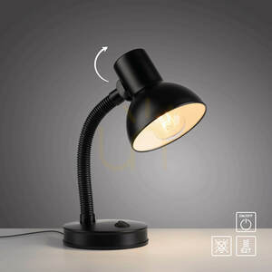 Černá stolní lampa Zuma Line FLEXI 11080-18 E27 small 11