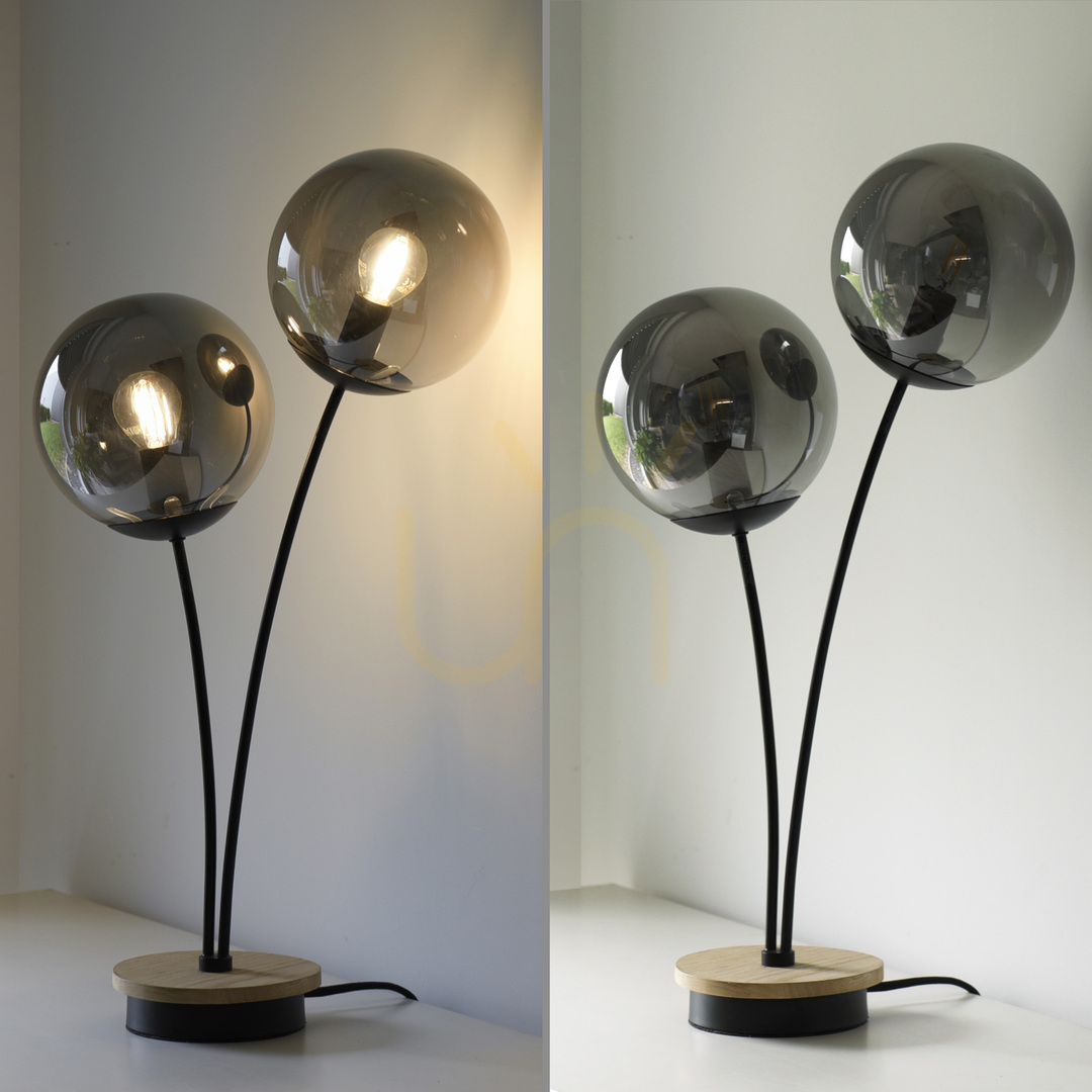 Zobrazit Stolní lampa GREEN WIDOW 11390-79 černá 2xE14. Stolní lampa GREEN WIDOW 11390-79 černá 2xE14.
