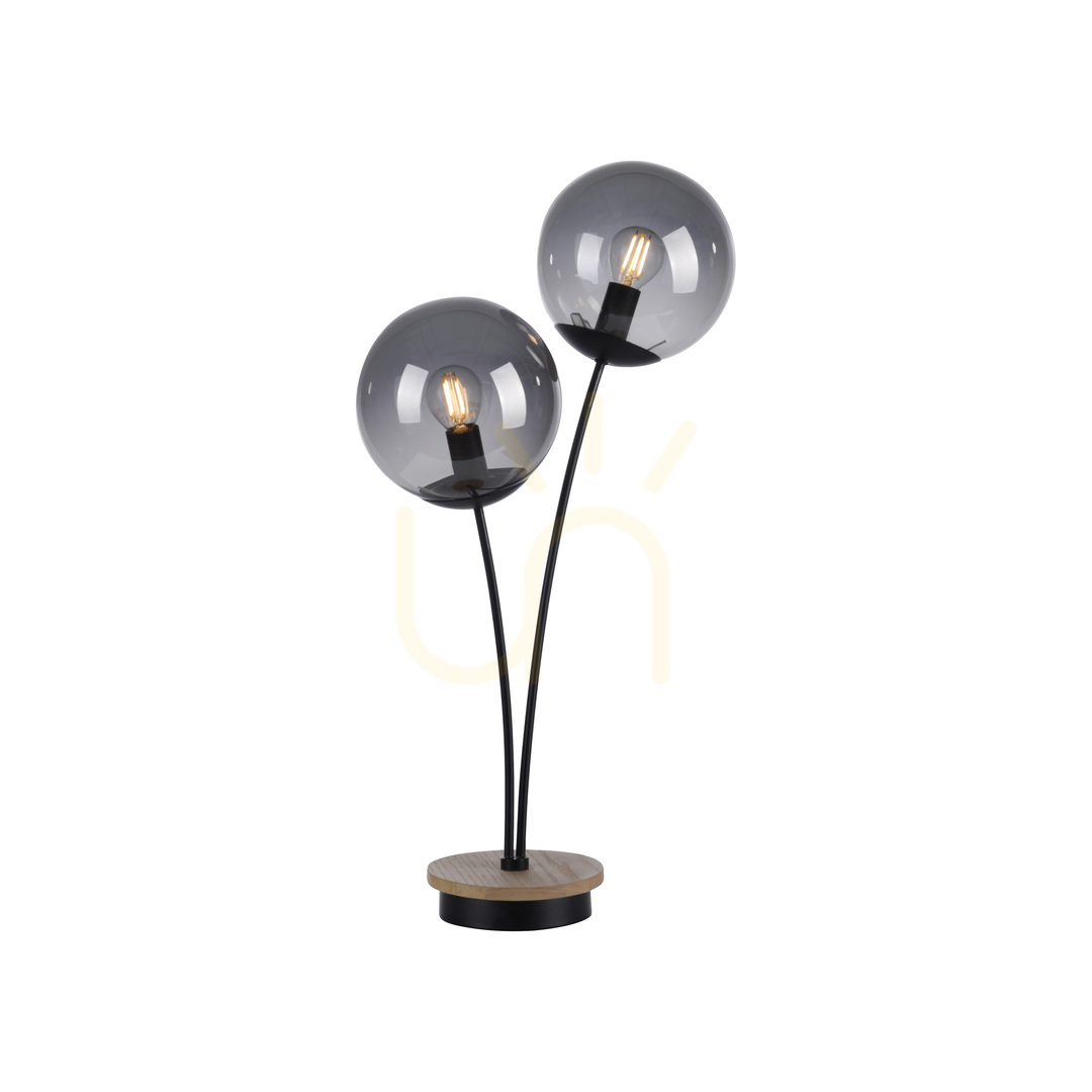 Kontrola Stolní lampa GREEN WIDOW 11390-79 černá 2xE14. Stolní lampa GREEN WIDOW 11390-79 černá 2xE14.