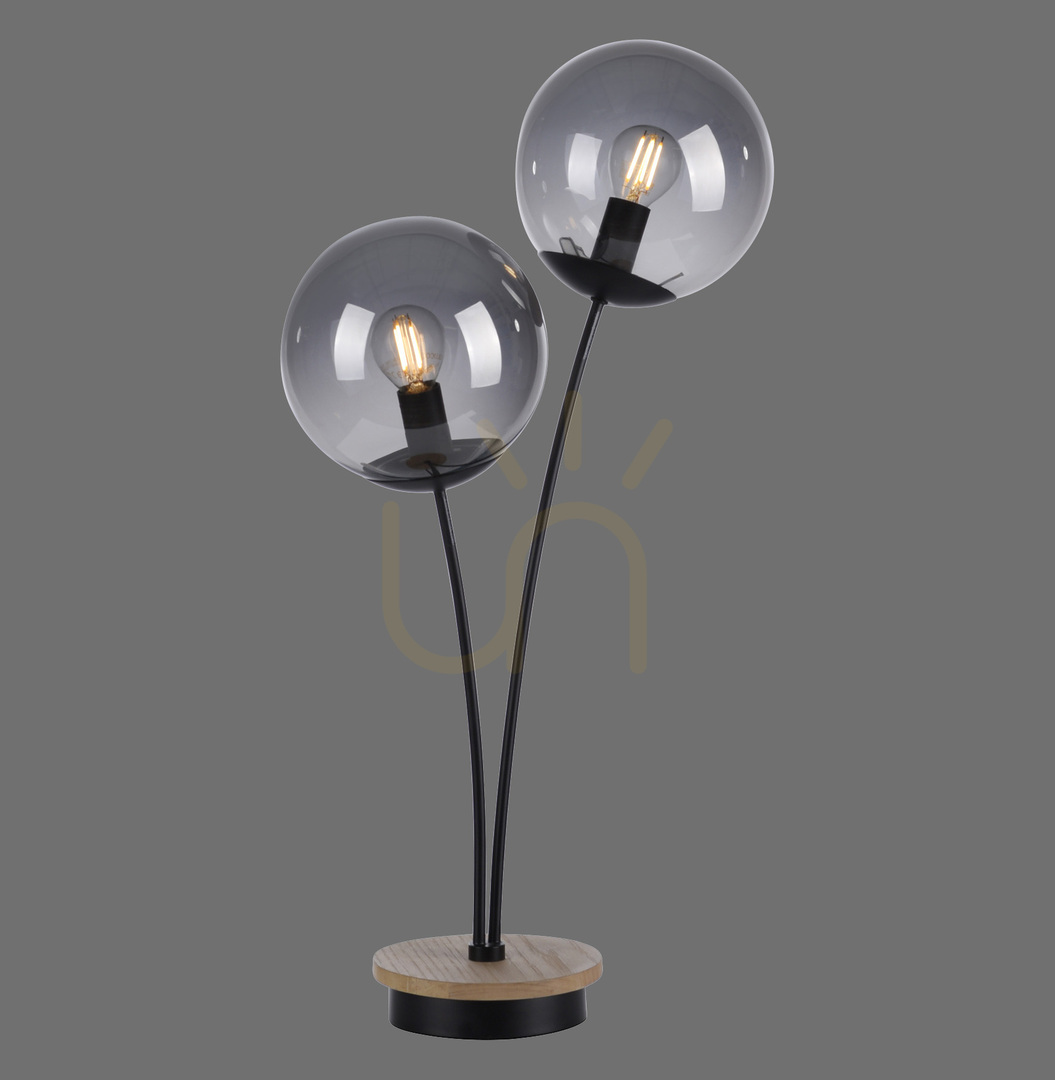 Kontrola Stolní lampa GREEN WIDOW 11390-79 černá 2xE14. Stolní lampa GREEN WIDOW 11390-79 černá 2xE14.