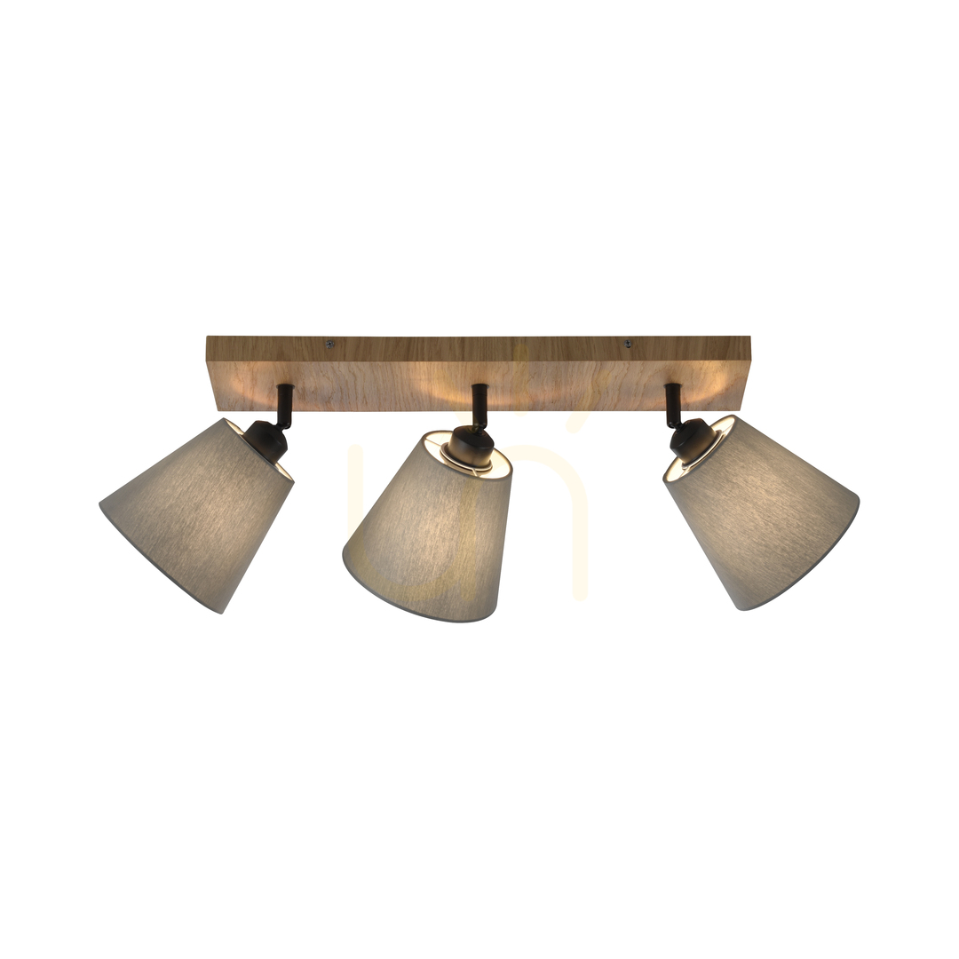 Kontrola GREEN MICHEL Plafond 11582-79 Dřevo 3xE27 GREEN MICHEL Plafond 11582-79 Dřevo 3xE27