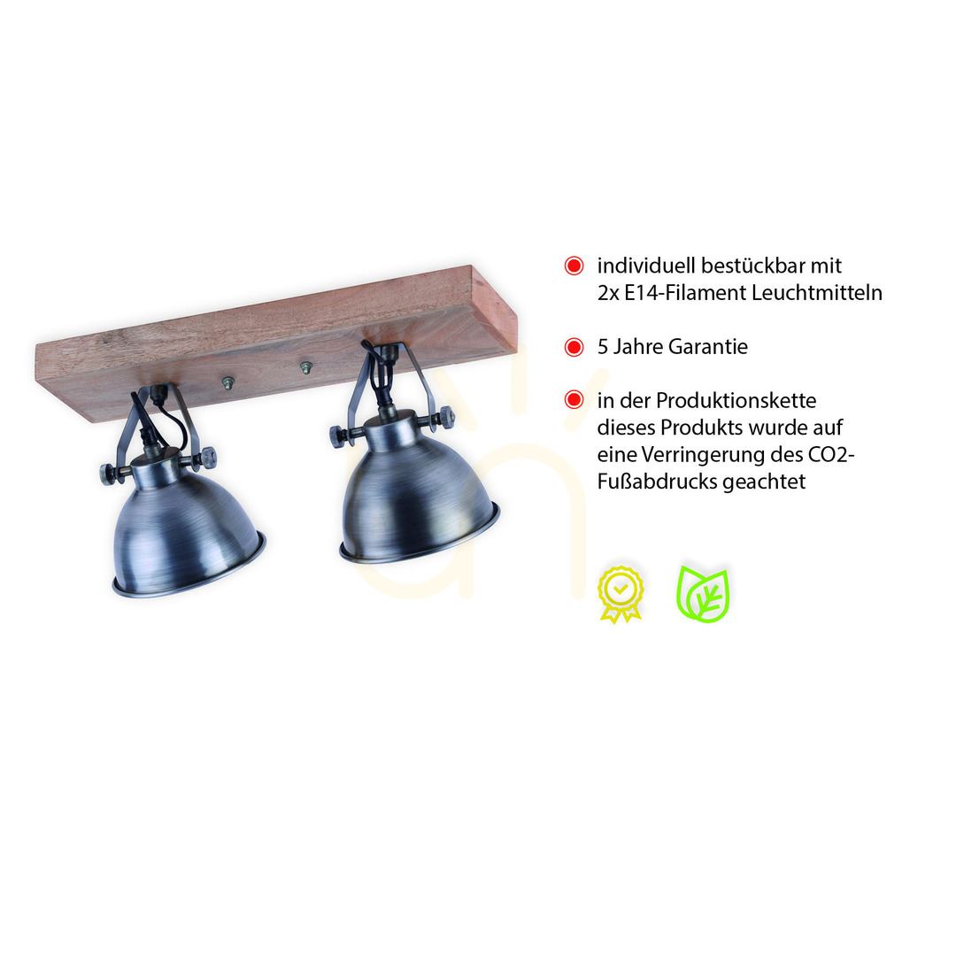 Zobrazit Plafond SAMIA 11982-77 Silver 2xE14 Plafond SAMIA 11982-77 Silver 2xE14