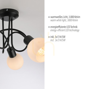 Plafond LOKI 12153-18 černý 3xE14 3 Plafond LOKI 12153-18 černý 3xE14 small 3