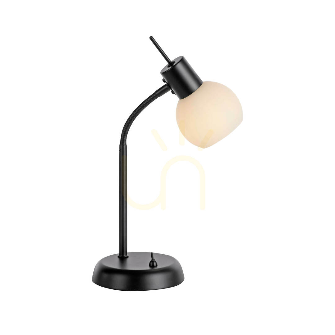 Pohled Stolní lampa LOKI 12156-18 černá 1xE14 Stolní lampa LOKI 12156-18 černá 1xE14