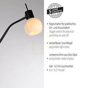 Stojací lampa LOKI 12157-18 černá 1xE14 4 Stojací lampa LOKI 12157-18 černá 1xE14 small 4