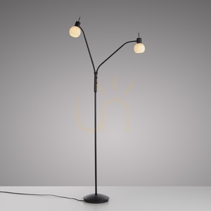 Stojací lampa LOKI 12158-18 černá 2xE14 small 12
