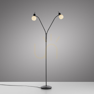 Stojací lampa LOKI 12158-18 černá 2xE14 small 5
