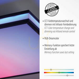 Plafond MARIO BLACK 14110-18 Black 1xLED small 3