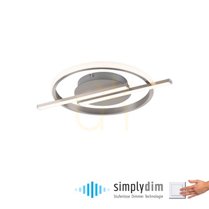 Stropní LED svítidlo KORSA 14130-55 ocelové 20 W 3000 K stmívatelné Simply Dim small 1