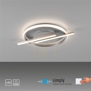 Stropní LED svítidlo KORSA 14130-55 ocelové 20 W 3000 K stmívatelné Simply Dim small 13
