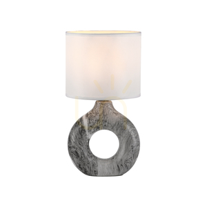Stolní lampa CARARA 14193-15 Grey 1xE27 1 Stolní lampa CARARA 14193-15 Grey 1xE27 small 1