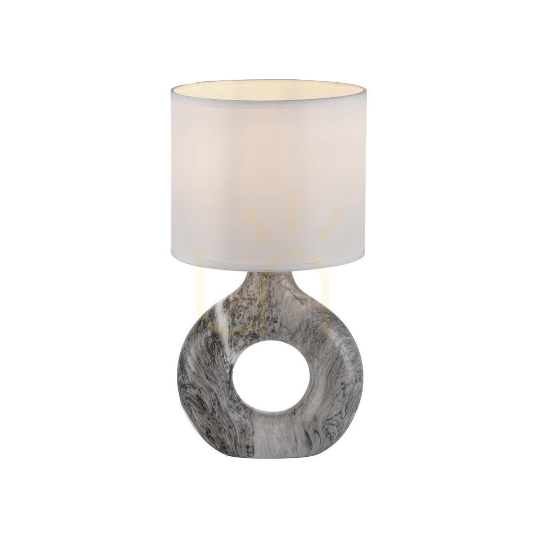 Zobrazit Stolní lampa CARARA 14193-15 Grey 1xE27 Stolní lampa CARARA 14193-15 Grey 1xE27