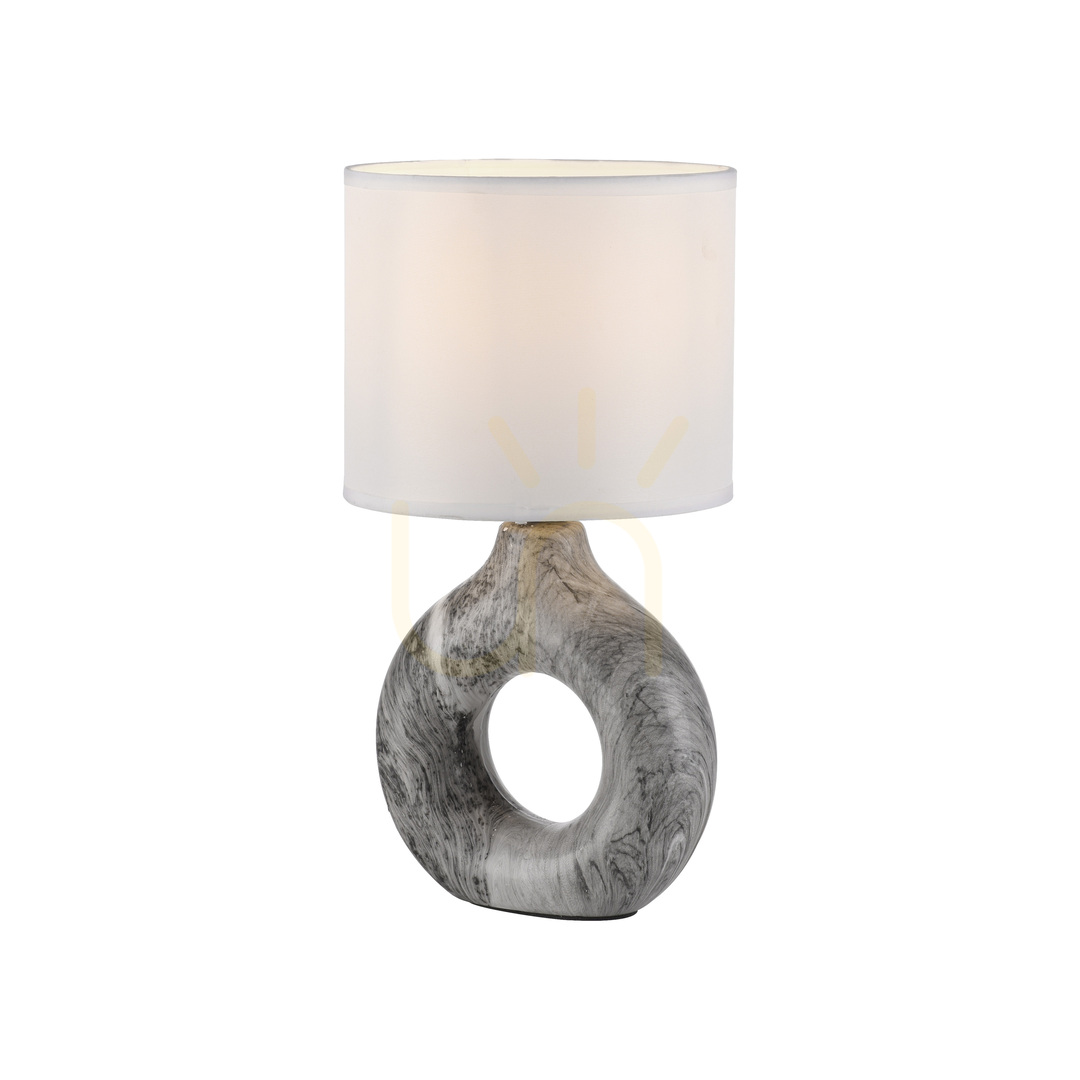 Náhled Stolní lampa CARARA 14193-15 Grey 1xE27 Stolní lampa CARARA 14193-15 Grey 1xE27