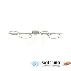 Plafond MINI RITUS 14211-21 Stříbrná 4xLED 1 Plafond MINI RITUS 14211-21 Stříbrná 4xLED small 1
