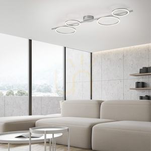 Plafond MINI RITUS 14211-21 Stříbrná 4xLED 2 Plafond MINI RITUS 14211-21 Stříbrná 4xLED small 2