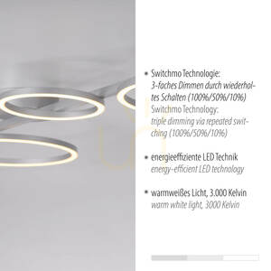 Plafond MINI RITUS 14211-21 Stříbrná 4xLED 3 Plafond MINI RITUS 14211-21 Stříbrná 4xLED small 3