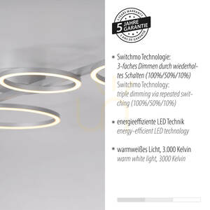 Plafond MINI RITUS 14211-21 Stříbrná 4xLED 4 Plafond MINI RITUS 14211-21 Stříbrná 4xLED small 4