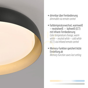 Plafond OSKO 14216-18 Black 1xLED 3 Plafond OSKO 14216-18 Black 1xLED small 3