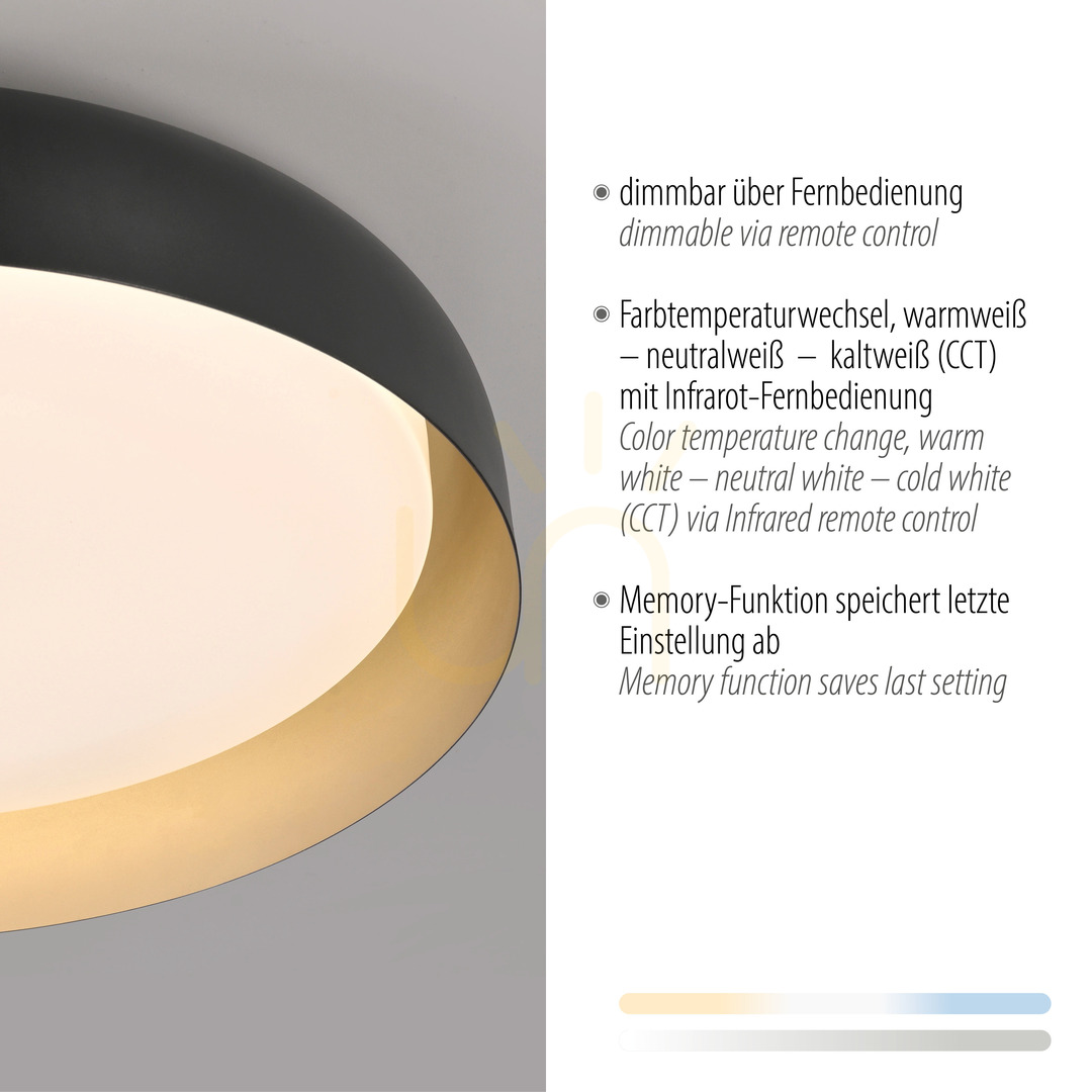 Zobrazit Plafond OSKO 14216-18 Black 1xLED Plafond OSKO 14216-18 Black 1xLED