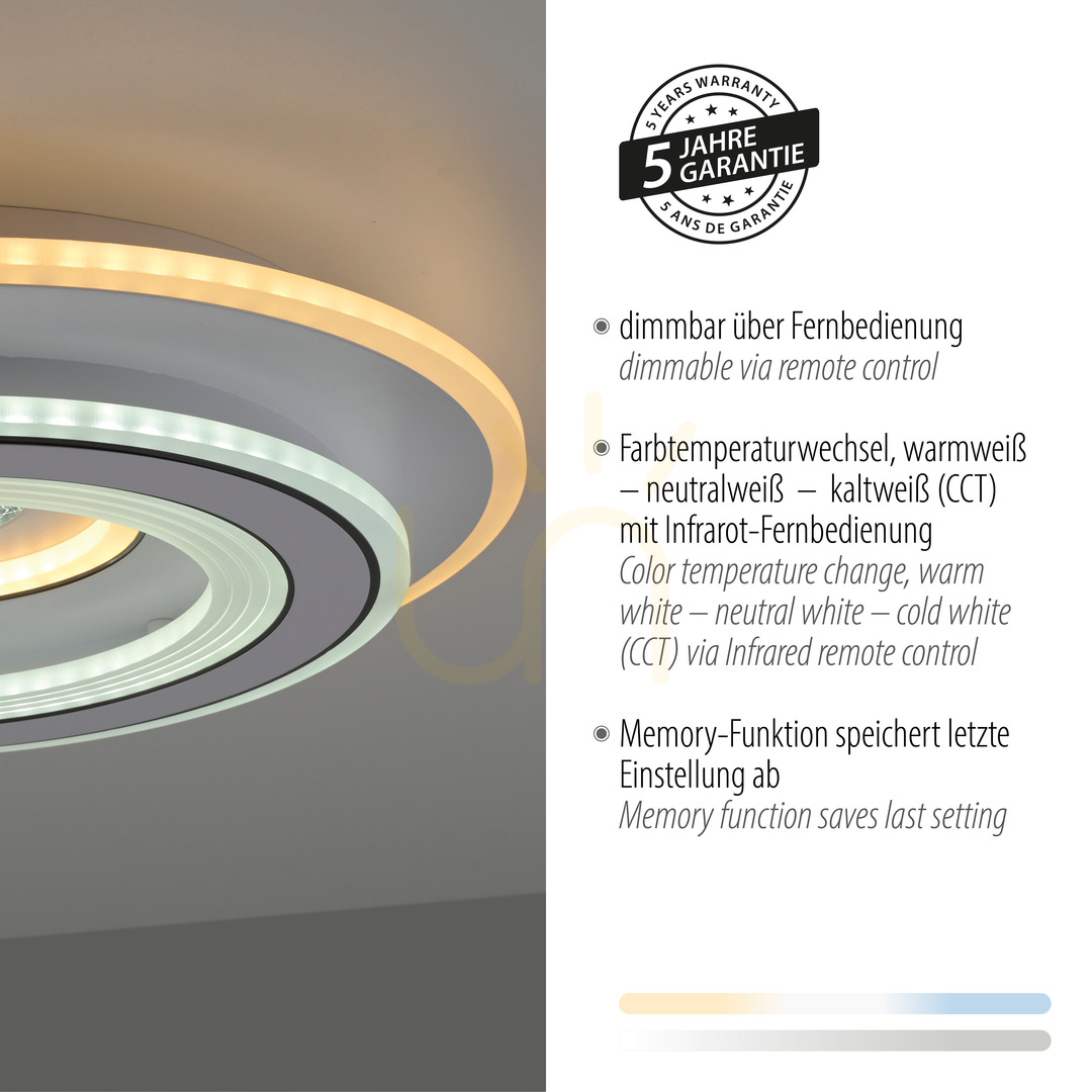 Zobrazit Plafond TOLAGO 14282-16 White 2xLED Plafond TOLAGO 14282-16 White 2xLED
