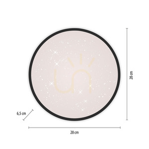 Plafond KYLE14293-18 Black 1xLED 8 Plafond KYLE14293-18 Black 1xLED small 8